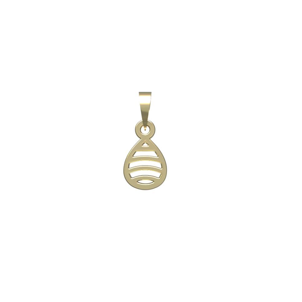 آویز گردنبند طلا 18 عیار زنانه مدوپد مدل هندسی کد PA1-14146 -  - 2