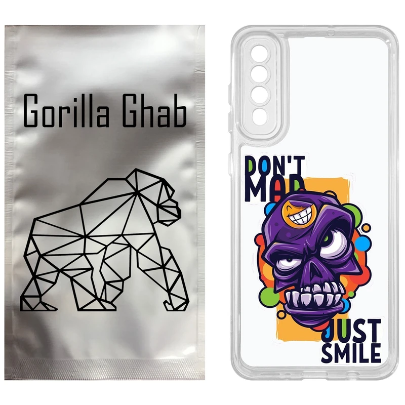 کاور گوریلا قاب مدل CLG کد 33 طرح Smile مناسب برای گوشی موبایل سامسونگ Galaxy A50 / A50S / A30S