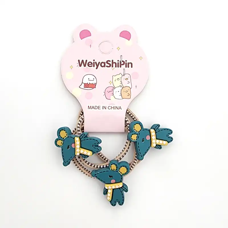 کش مو دخترانه مدل موش کد KSH646 بسته 3 عددی