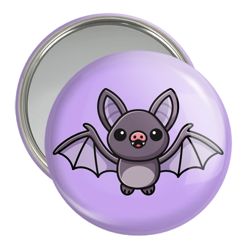 آینه جیبی خندالو مدل حیوانات بامزه خفاش کد 28189