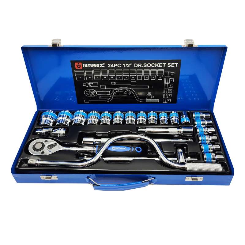 مجموعه 24 عددی آچار بکس صنعتی اینتیمکث کد 24p