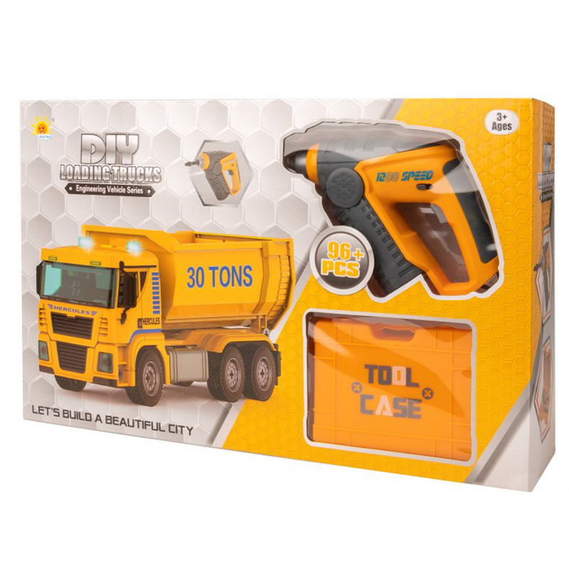 ماشین بازی ناب سل مدل کامیون کمپرسی دریل دار