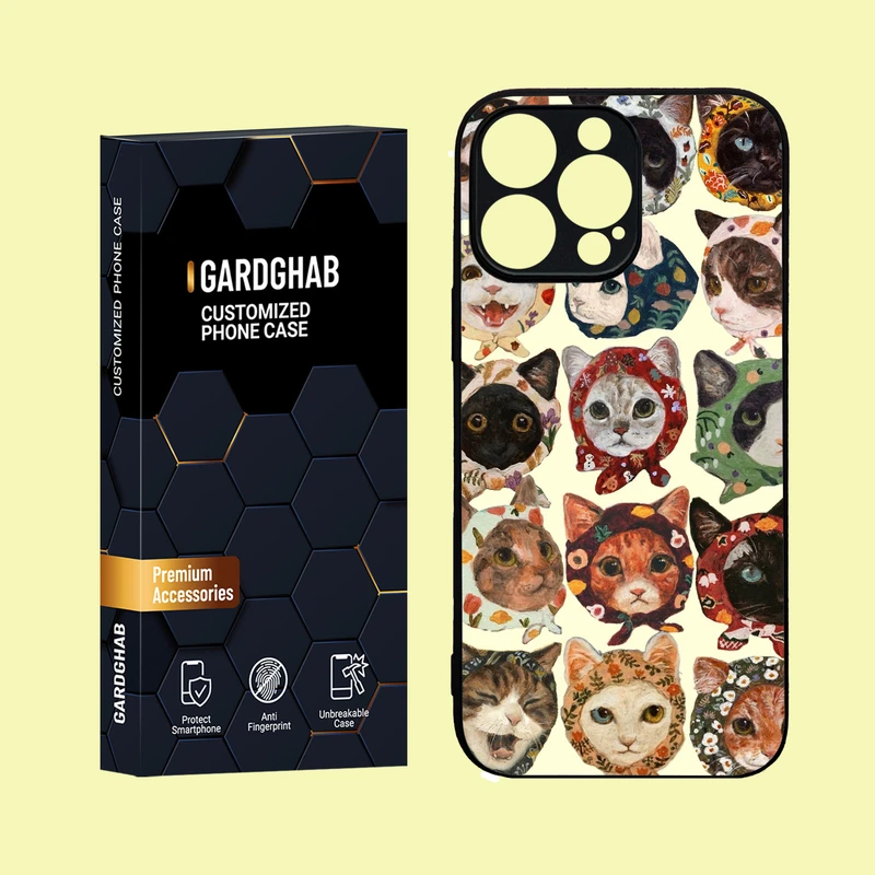 کاور گارد قاب مدل دور ژله ای فانتزی مناسب برای گوشی موبایل اپل iPhone 16 Pro Max