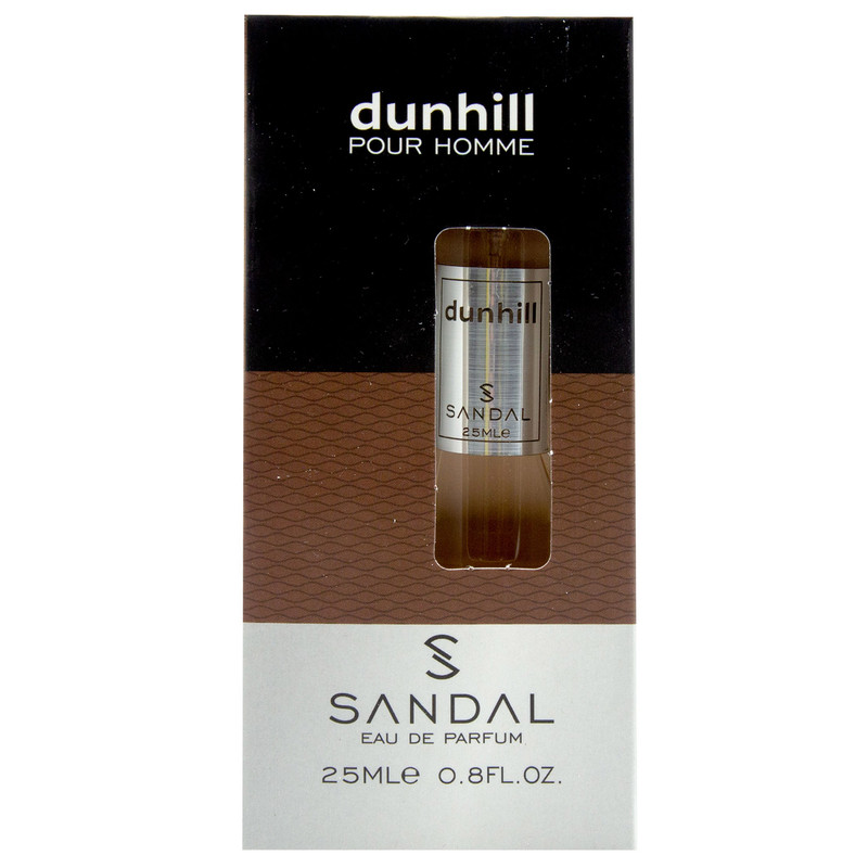 عطر جیبی مردانه صندل مدل dunhill حجم 25 میلی لیتر