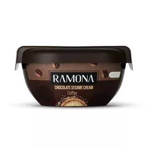 کرم کنجد شکلاتی قهوه رامونا - 360 گرم