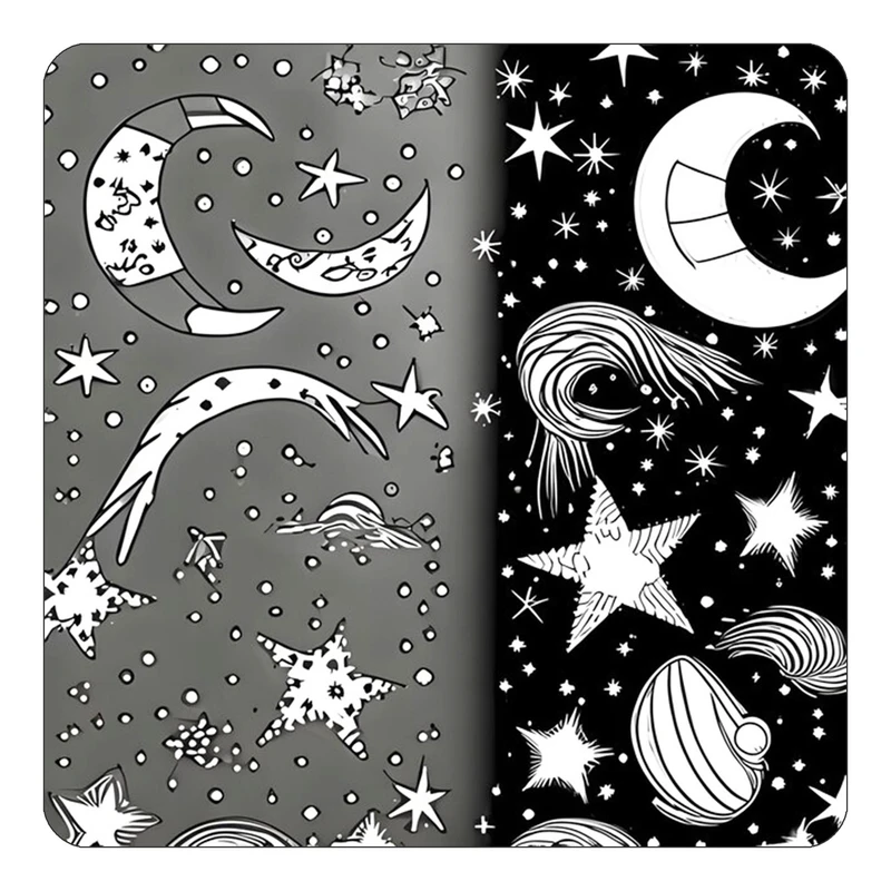 مگنت کاکتی طرح ماه و ستاره مدل mp54950