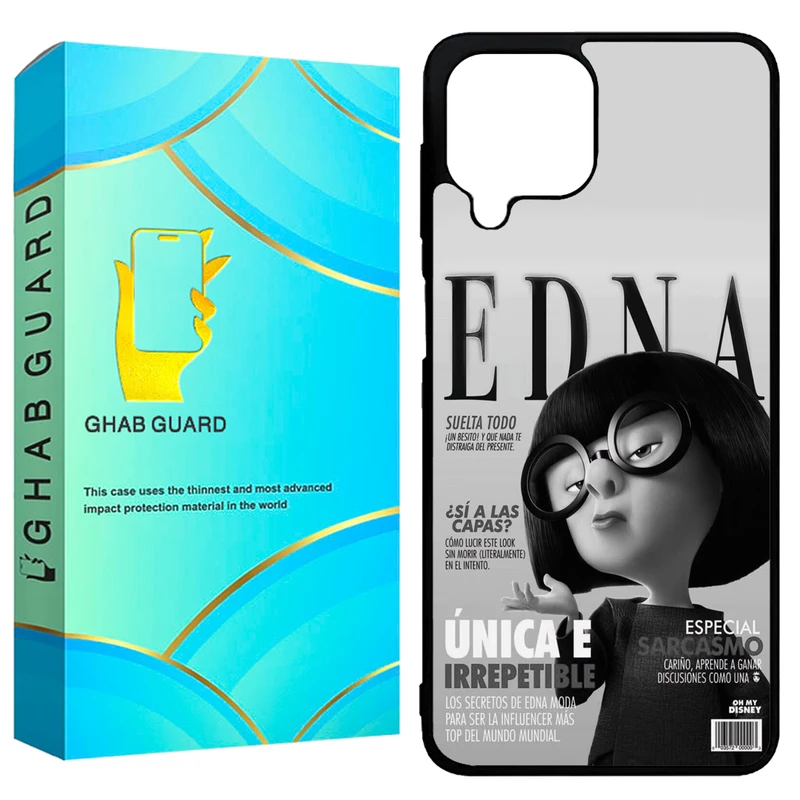 کاور قاب گارد طرح Edna مدل GCHPA224 مناسب برای گوشی موبایل سامسونگ Galaxy A22 4G / M22 4G / M32 4G