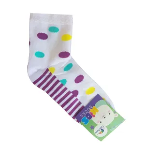 جوراب دخترانه کالر فورمز مدل توپی کد SF04