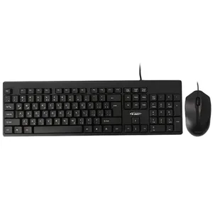 کیبورد و موس دی-نت مدل Simple 1101 با حروف فارسی