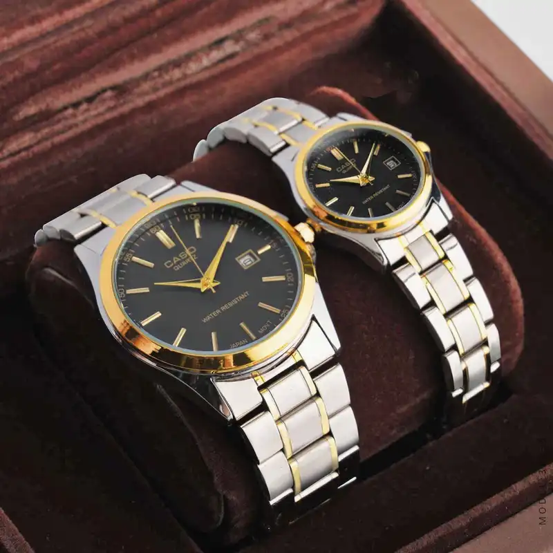 ست ساعت مچی عقربه ای زنانه و مردانه مدل Ca03