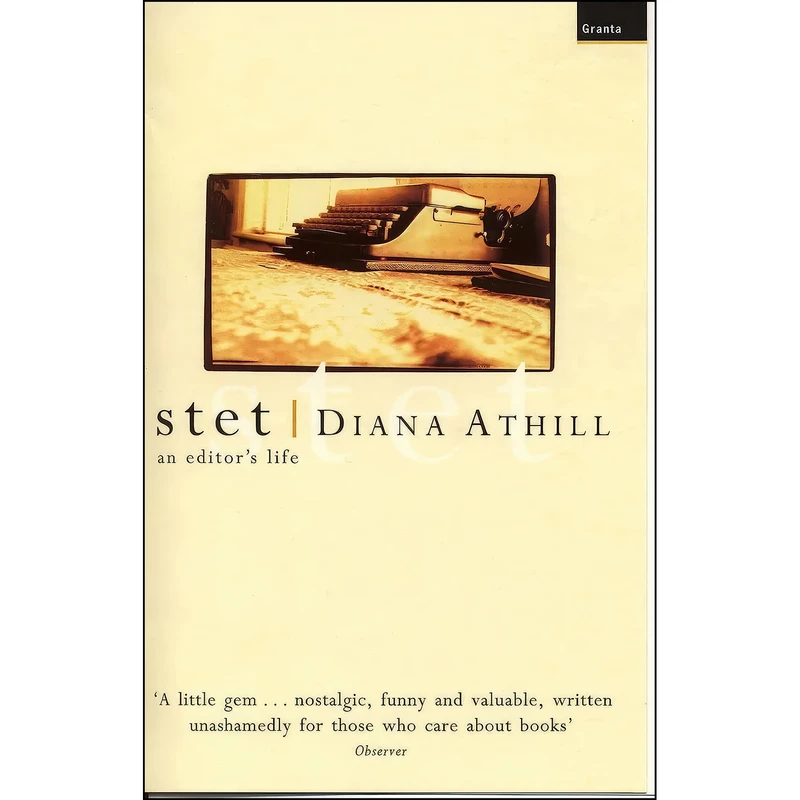 کتاب Stet اثر Diana Athill انتشارات Granta Books