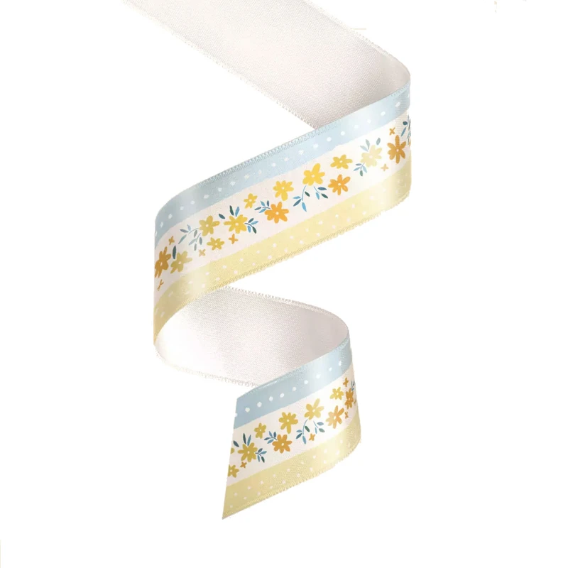 روبان مریخ مدل Yellow flower 3068