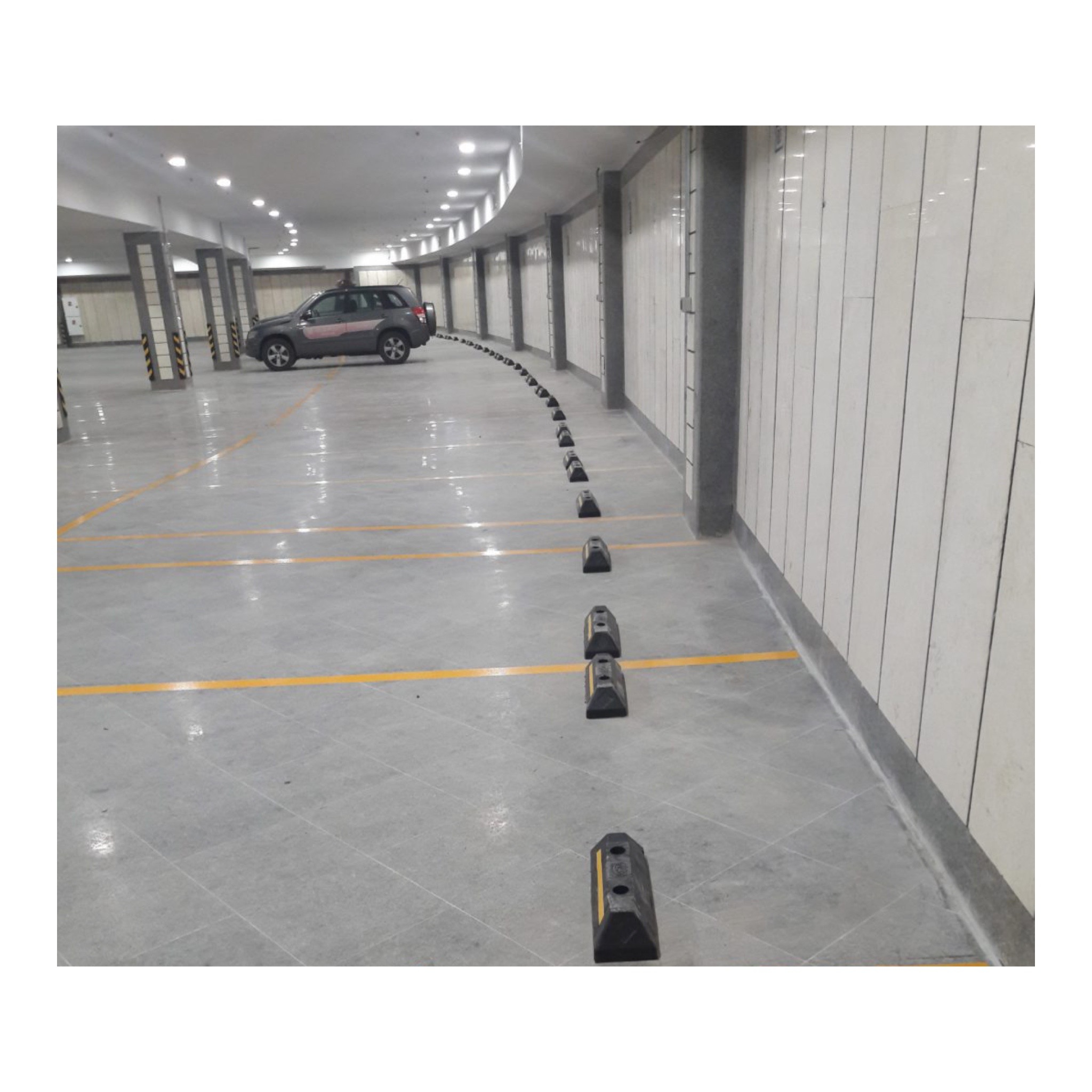 استاپر پارکینگ مدل لاستيكي