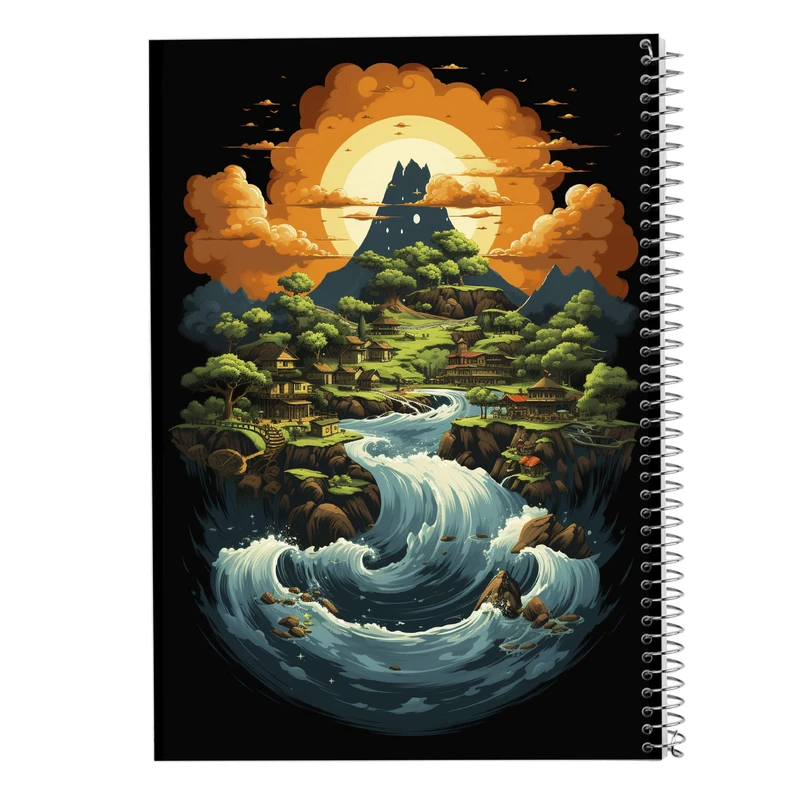 دفتر نت موسیقی 50 برگ مدوپد مدل Ghibli کد DF2403