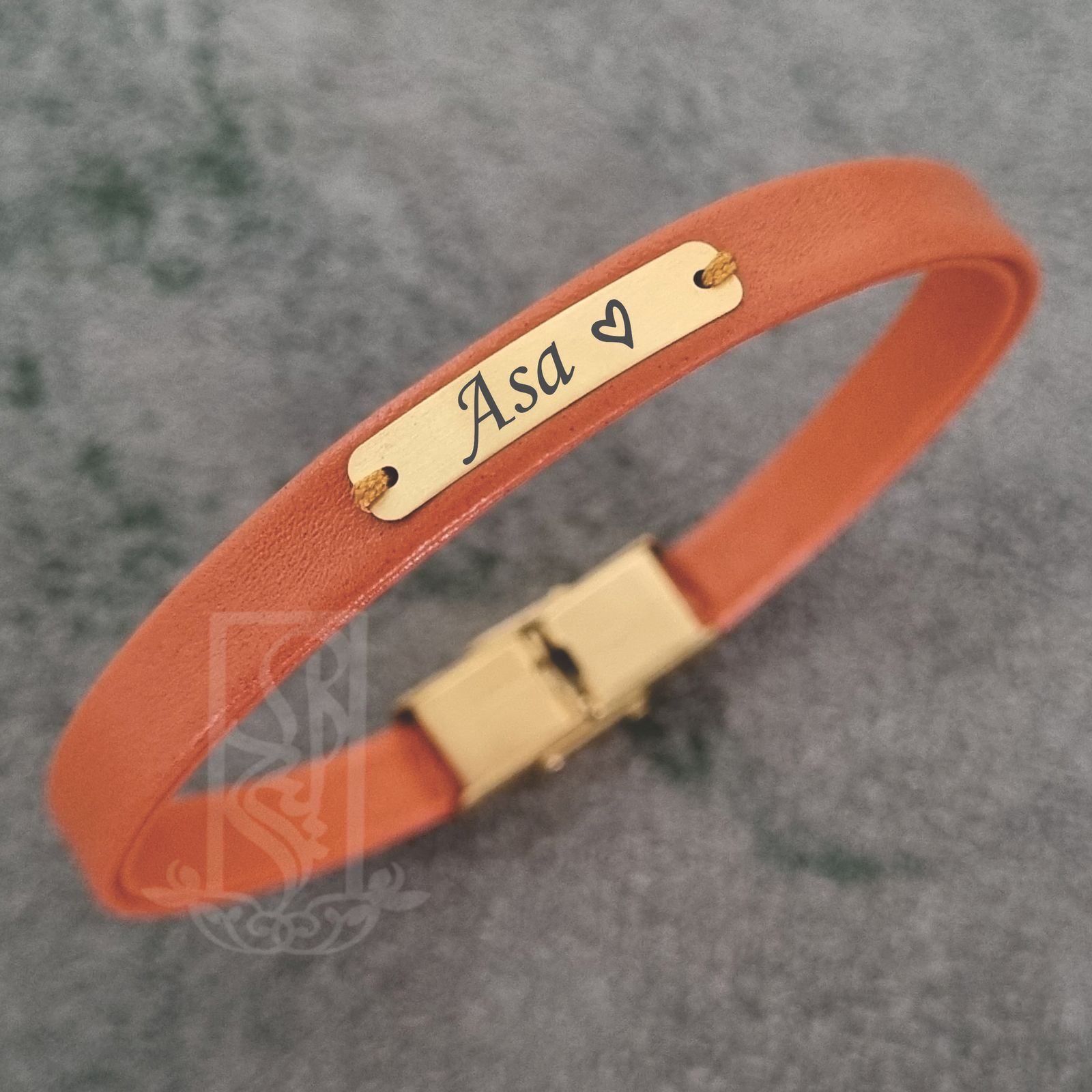 دستبند طلا 18 عیار زنانه لیردا مدل اسم آسا - - 3