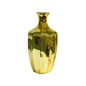 گلدان دکوری مدل آبکاری کد 209