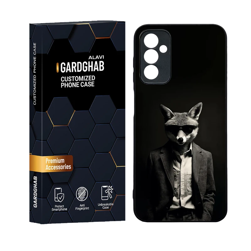 کاور گارد قاب علوی مدل دورژله ای پشت گلس کارتونی و انیمه مناسب برای گوشی موبایل سامسونگ Galaxy M13 4G