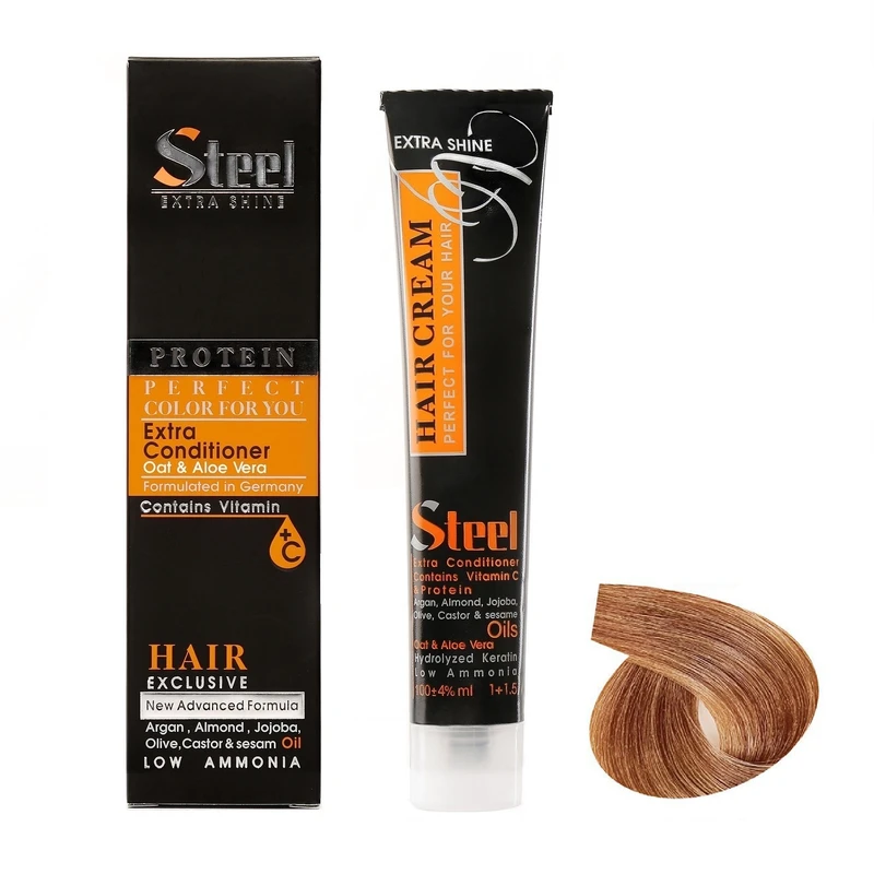 رنگ مو استیل شماره 9.5 حجم 100 میلی لیتر رنگ بلوند چای