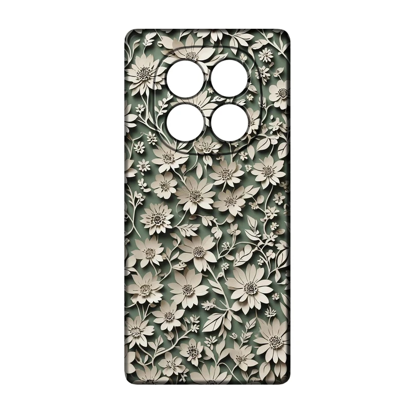 کاور طرح گل کد 309 مناسب برای گوشی موبایل شیائومی Redmi Note 14 Pro Plus