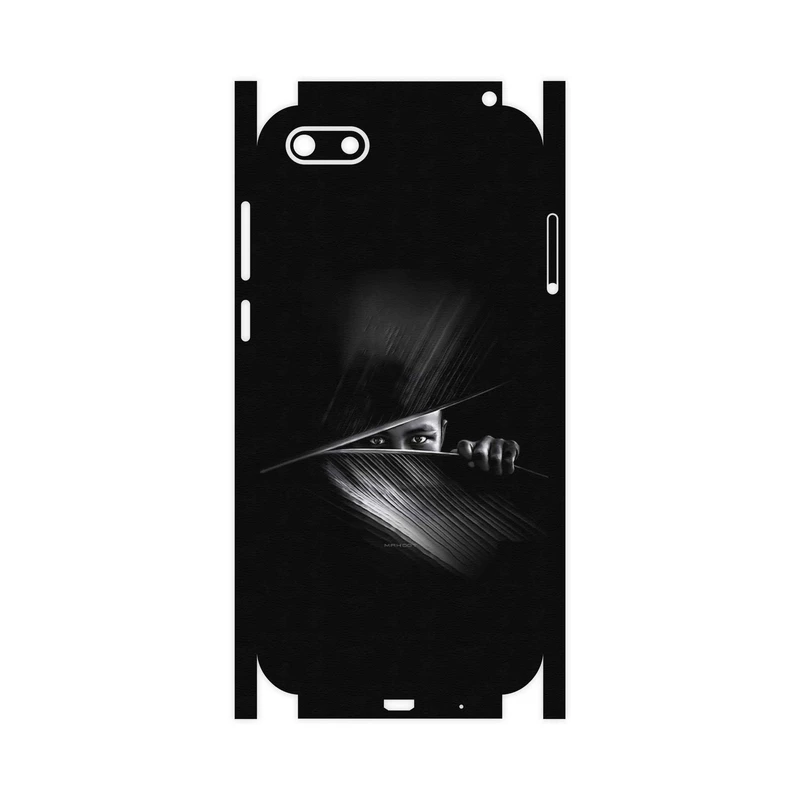 برچسب پوششی ماهوت مدل Black Portrait-FullSkin مناسب برای گوشی موبایل هوآوی Y5 Lite