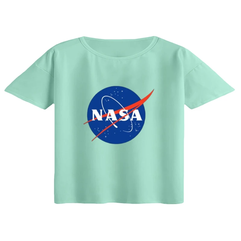 کراپ تی‌شرت آستین کوتاه زنانه مدل اسپرت کد۳۶