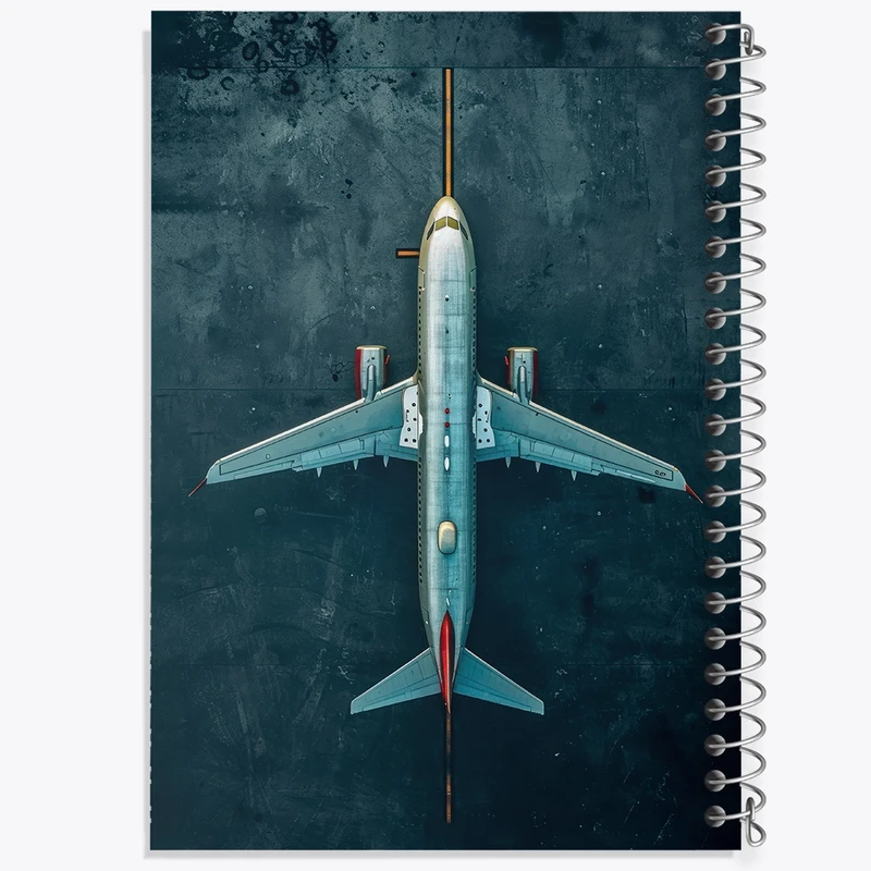 دفتر نت موسیقی 50 برگ خندالو مدل هواپیما کد F2667