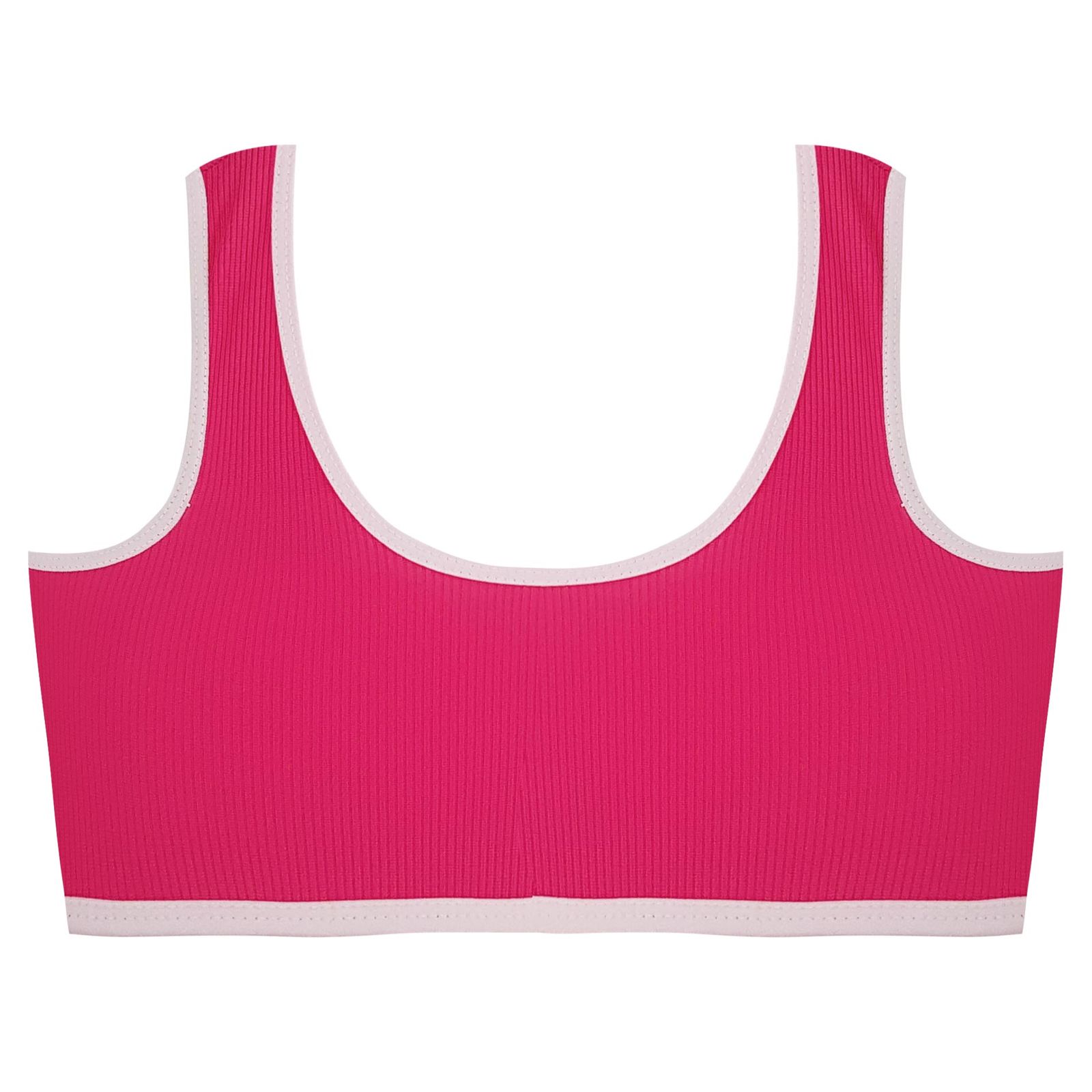 ست شورت و نیم تنه دخترانه ماییلدا مدل پددار تخم مرغ کد 5164-1 رنگ سرخابی - - 3