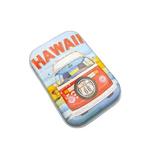 جعبه دکوری مدل قوطی فلزی طرح Hawaii