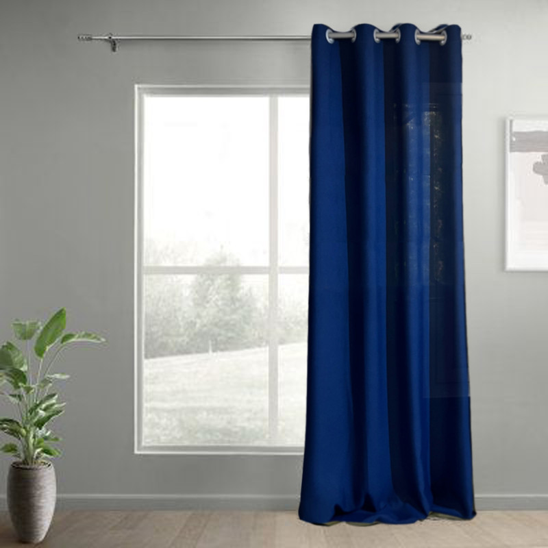پرده مدل پانچ کتان سایز 145x280 سانتیمتر