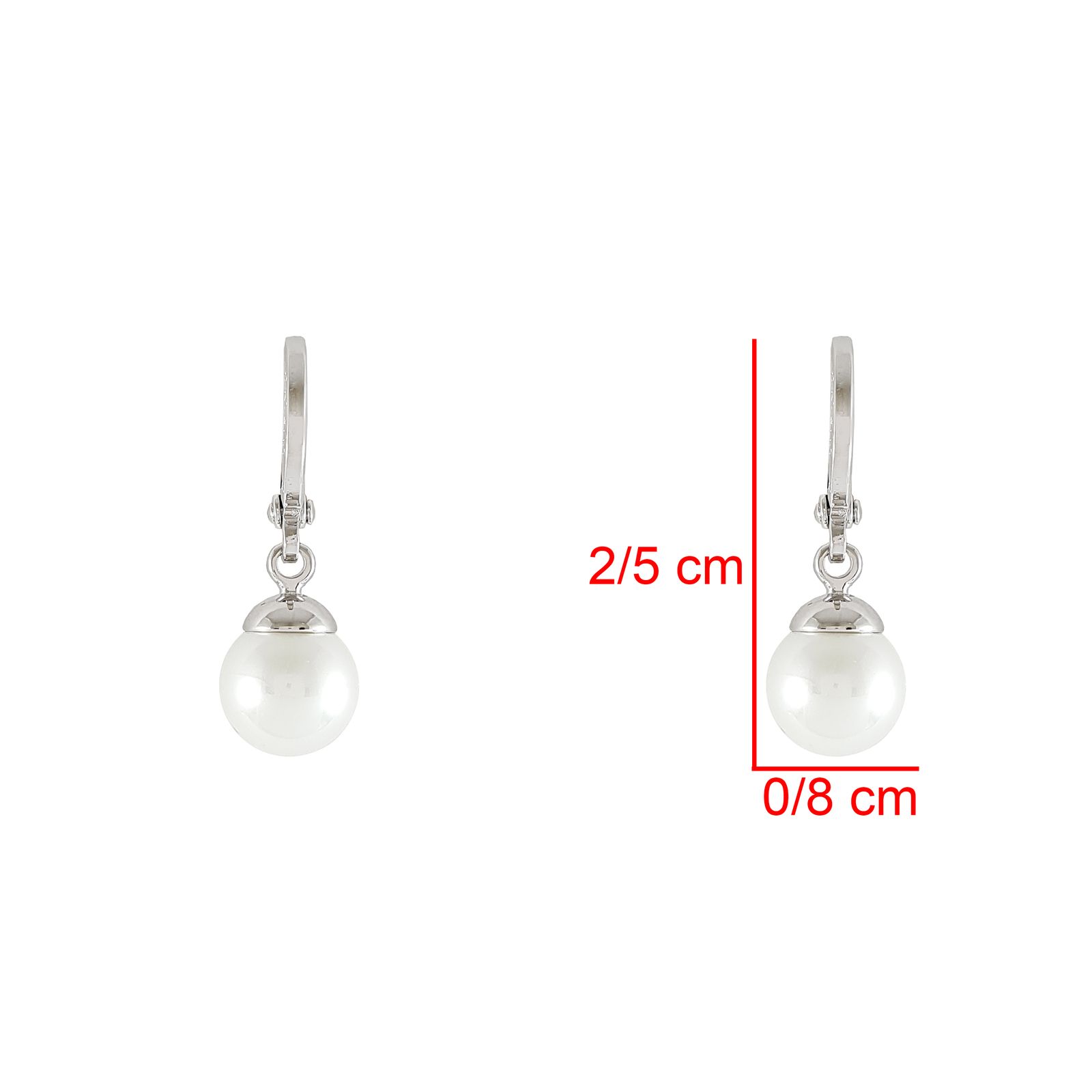 گوشواره زنانه ژوپینگ مدل مروارید کد XP1087 -  - 2
