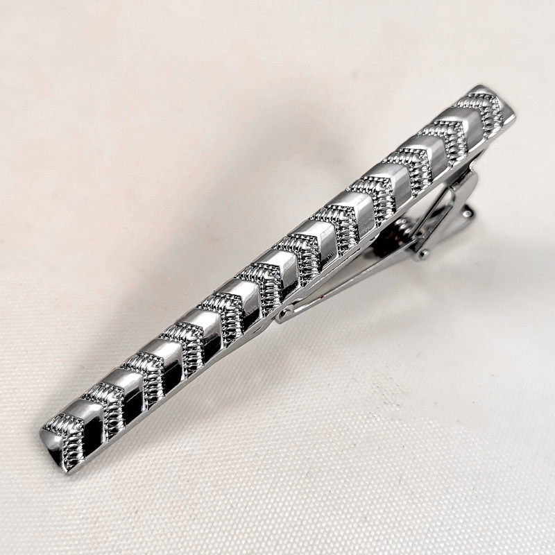 ست دکمه سردست و گیره کراوات مردانه مدل 515