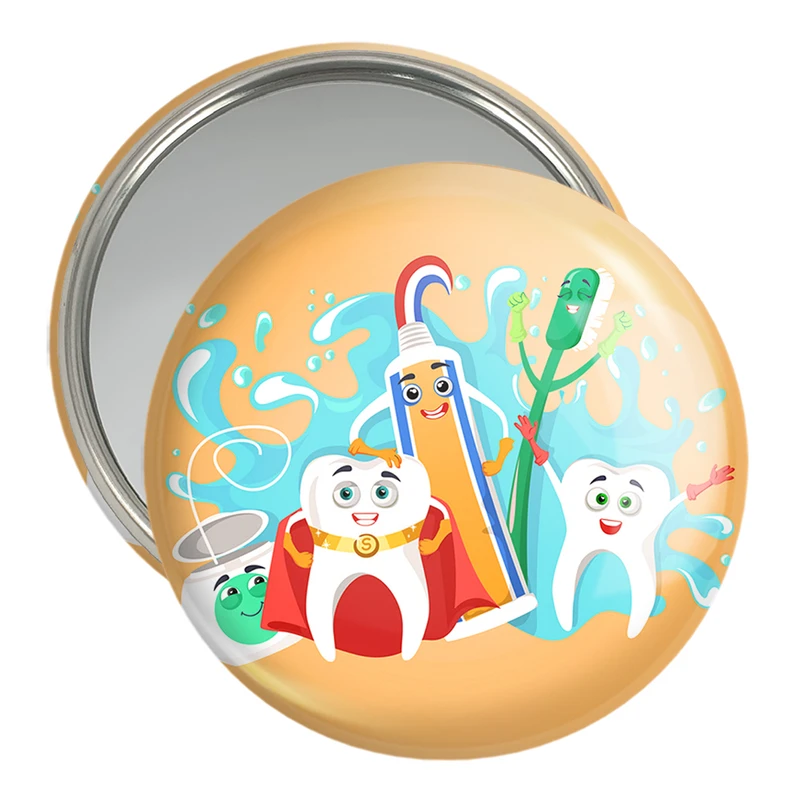 آینه جیبی خندالو مدل دندان و دندانپزشکی کودکانه کد 27787