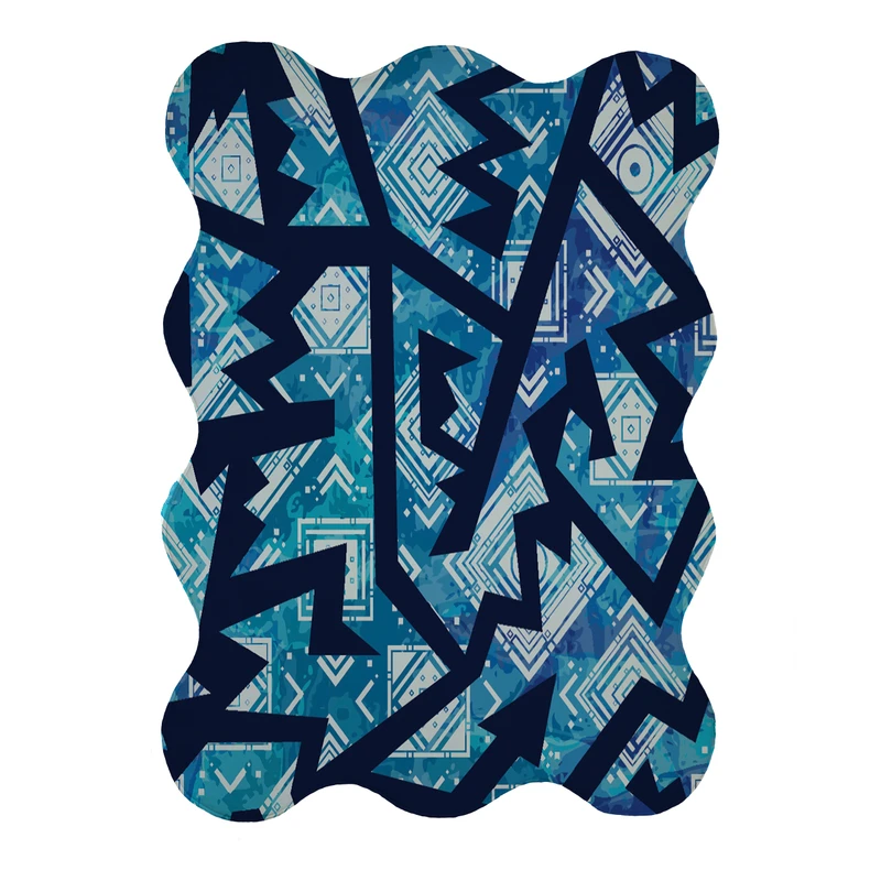 پادری مدل دالبر طرح کلاسیک کد 9171 سایز 80x110 سانتی متر 