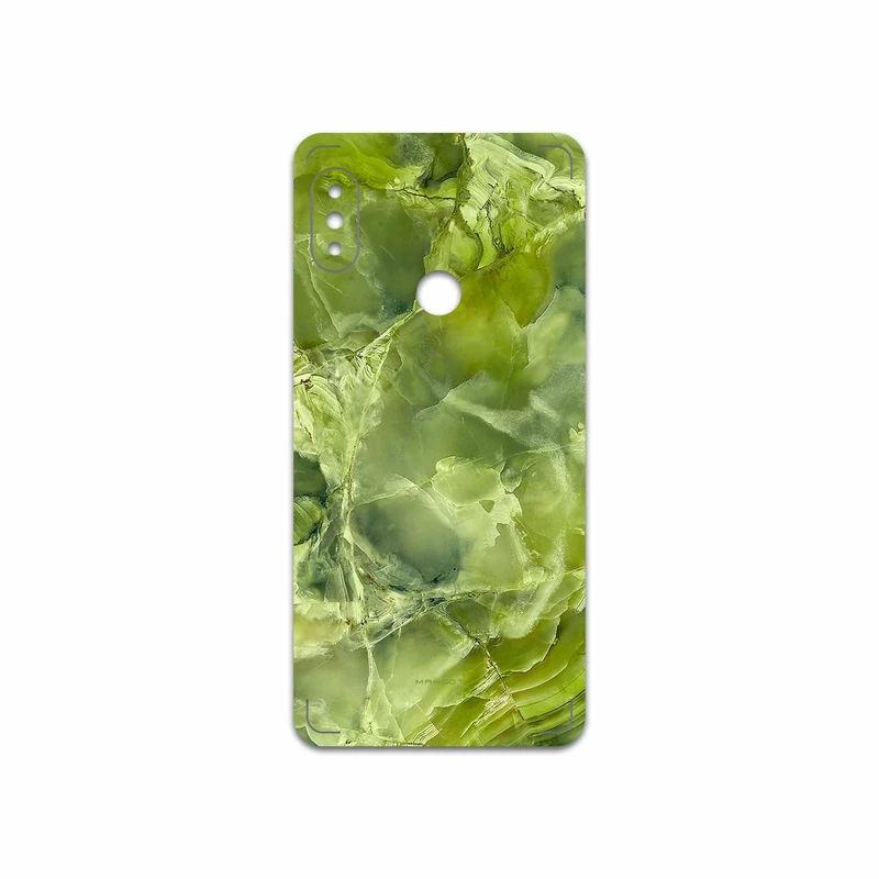 برچسب پوششی ماهوت مدل Green Crystal Marble مناسب برای گوشی موبایل شیائومی Redmi Note 5 Pro