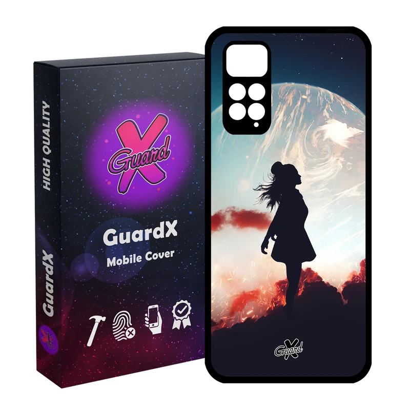 کاور گارد ایکس طرح دختر مدل Glass10195 مناسب برای گوشی موبایل شیائومی Redmi Note 11S/ Note 11 4G
