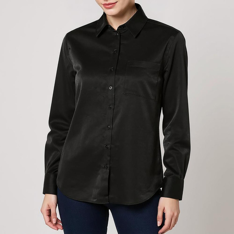 شومیز آستین بلند یقه برگردان زنانه اسمارا مدل 19971350