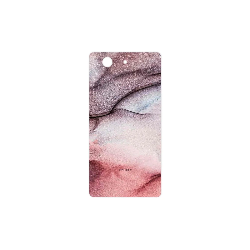 برچسب پوششی ماهوت مدل Smoky pink marble مناسب برای گوشی موبایل سونی Xperia Z3 Compact