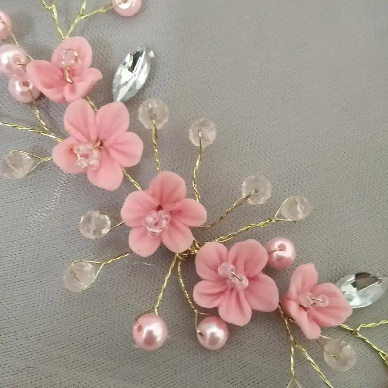 ریسه مو زنانه مدل گل چینی