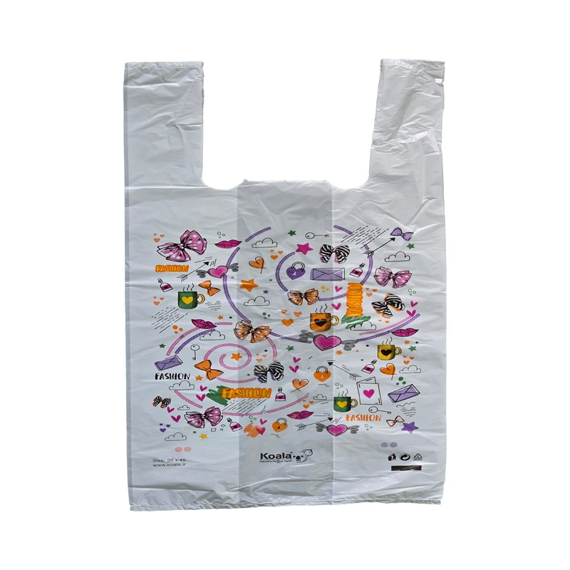 کیسه خرید کوالا مدل  fashion-36-45 بسته 100 عددی