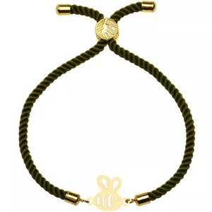 دستبند طلا 18 عیار زنانه الن نار مدل زنبور کد ELN2976