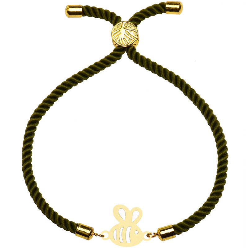 دستبند طلا 18 عیار زنانه الن نار مدل زنبور کد ELN2976
