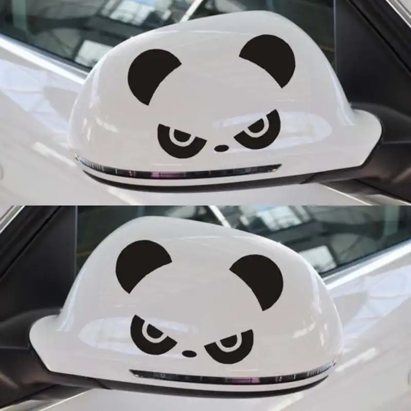 برچسب بدنه خودرو طرح پاندا پشت آینه ماشین کد MT-B344 بسته 2 عددی