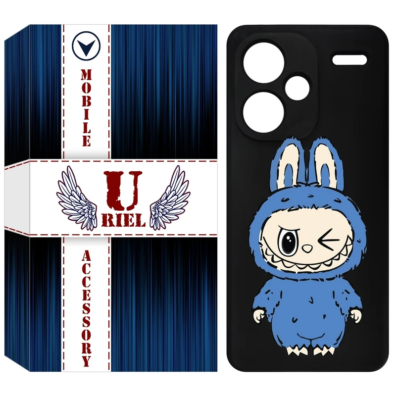 کاور یوریل مدل KSH کد 116 طرح عروسک لبوبو مناسب برای گوشی موبایل شیائومی Redmi Note 13 Pro Plus