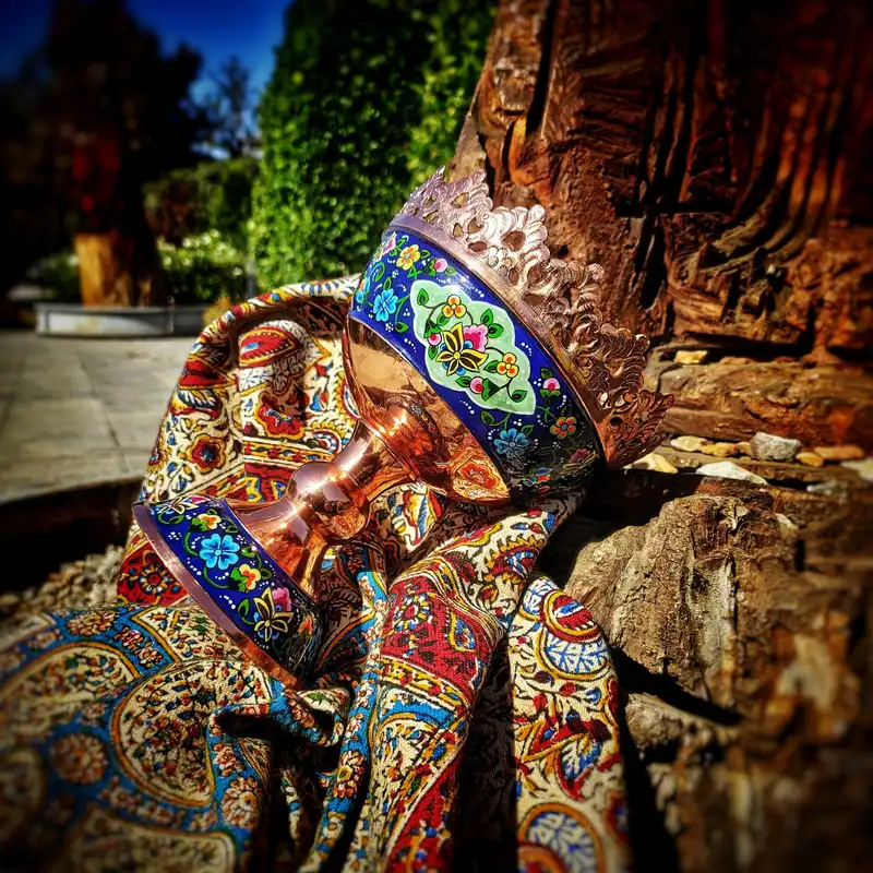 آجیل خوری مسی مدل پرداز کد a18