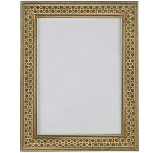 قاب آینه خاتم کاری طرح تذهیب 