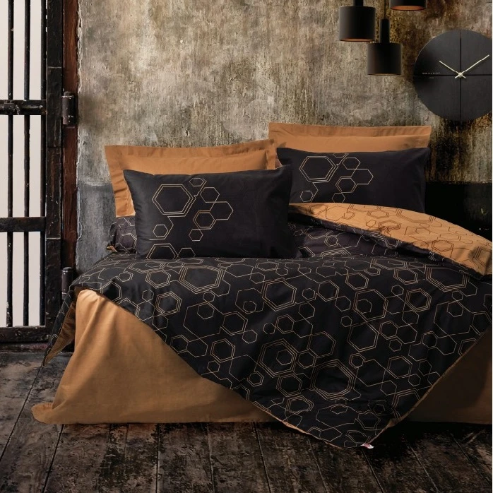 سرویس روتختی کاتن باکس مدل dark Dawn Bakir  دو نفره 4 تکه