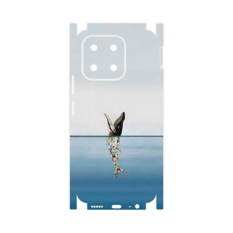 برچسب پوششی ماهوت مدل Collage of Sea Trash-FullSkin مناسب برای گوشی موبایل آنر X6b