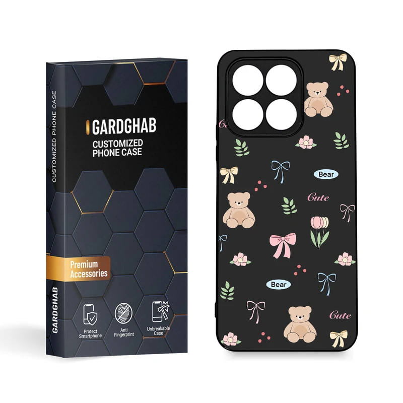 کاور گارد قاب مدل دور ژله ای فانتزی  مناسب برای گوشی موبایل آنر X8a 4G