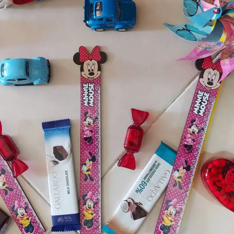 خط کش 20 سانتی طرح مینی موس کد minnie mouse