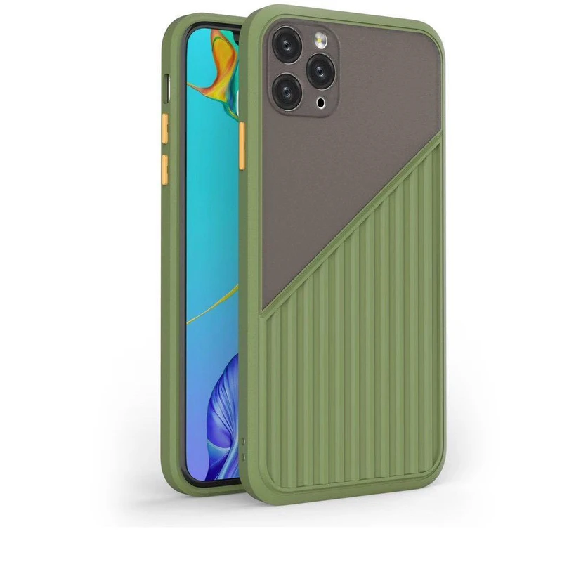 کاور طرح خط دار مدل AM 88 مناسب برای گوشی موبایل اپل iPhone 11